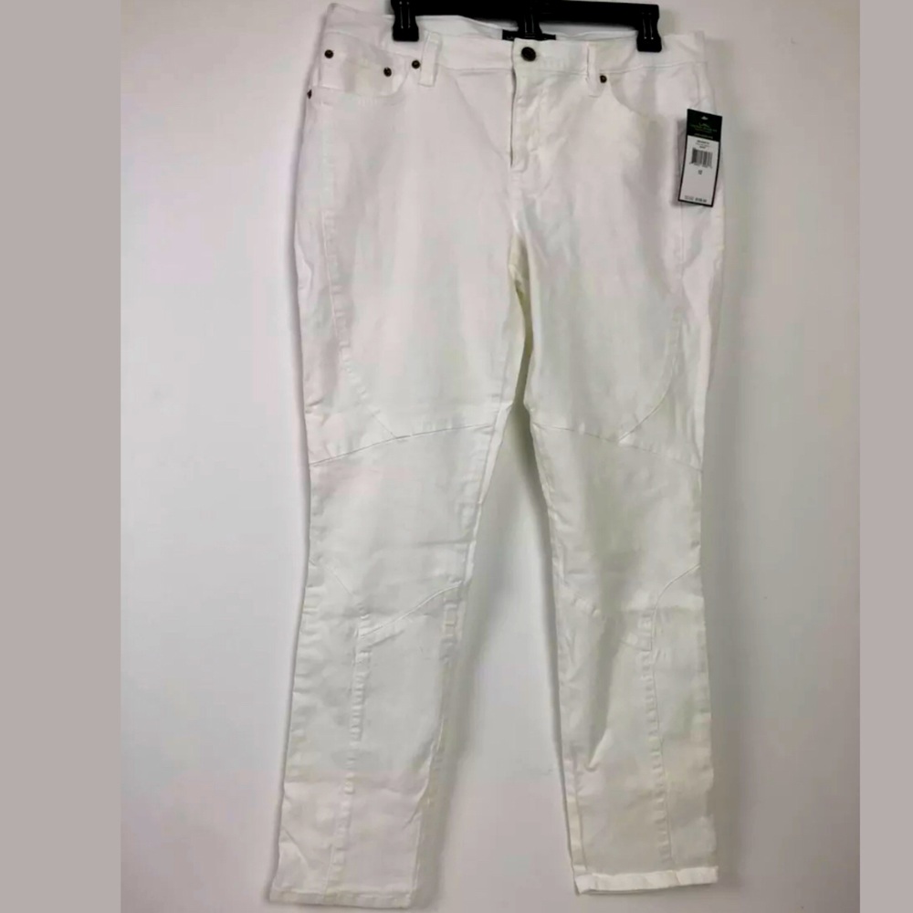 NWT Lauren Ralph Lauren Jeans Co. White Jeans 12